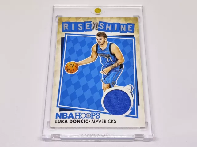 2018-19 Panini Hoops Rise N Shine Rookie RC Memorabilia LUKA DONCIC!!