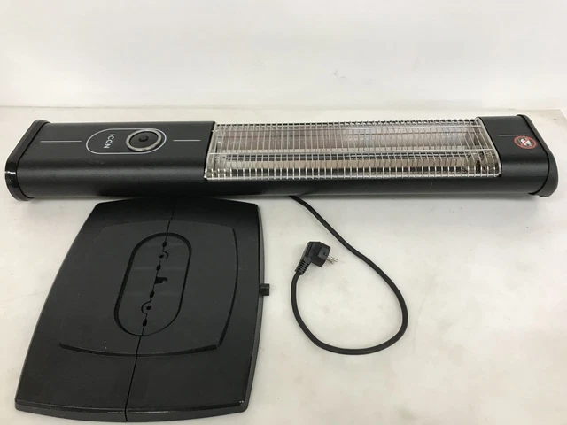 ICQN 2300 Watt Stand Heizstrahler | 4 Heizstufen mit Fernbedienung | Kohlenstoff