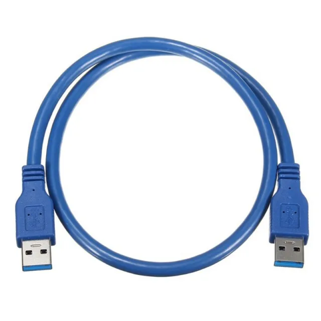 Male to Male USB 3.0 Cable Double End USB Cord Support Two-way Data Transmission