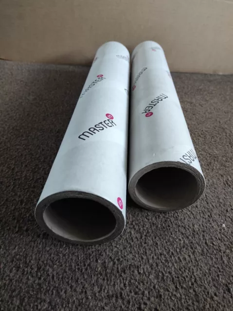 2 tubi di cartone resistenti arte artigianato lunghezza 51 cm/spessore 8 mm/diametro 9,3 cm