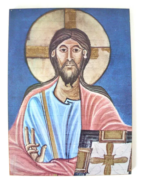 Jesus Art Print Vintage Christus der Herr Artwork Orthodox Maria Laach Germany