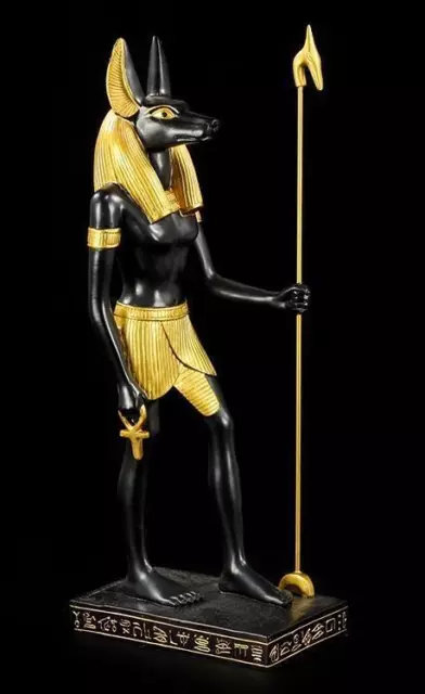 Anubis Figurine - Grand - Égypte Déité Saint Patron Dekostatue