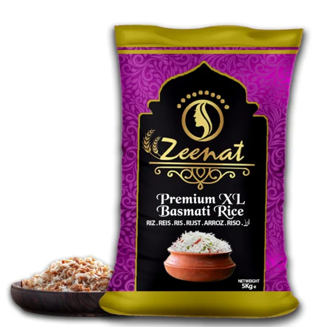 Zeenat Pure Original Basmati-Reis extra langkörnig Reis Indien rice 1 X 20kg