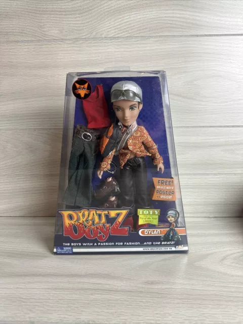 NEW Bratz Boyz Dylan W/ Poster New Sealed! 2002 . Rare!