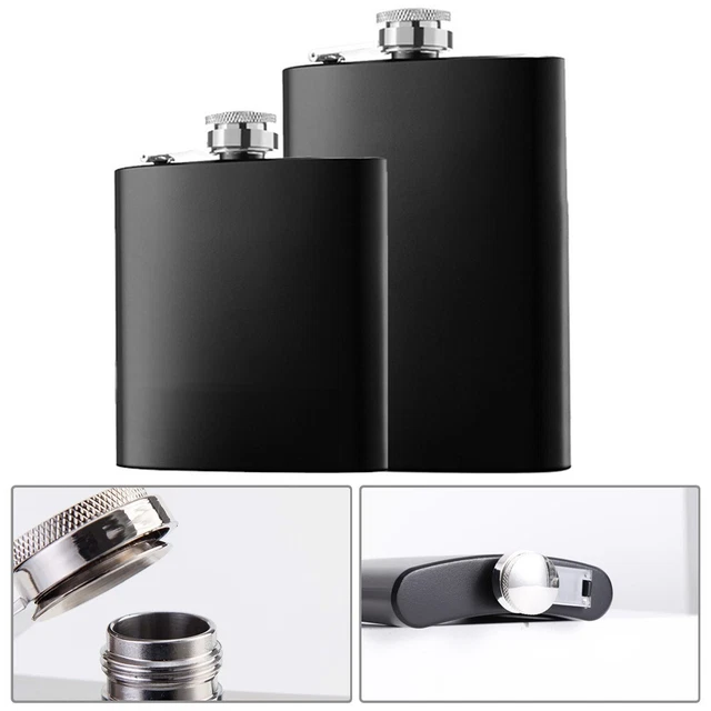 6/8 OZ Flachmann Camping Acero Inoxidable Gran Capacidad Bolsa de Bebor Vodka