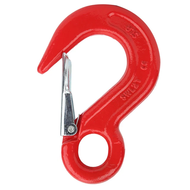 Portable Alloy Steel Eye Slip Hook Rigging Lifting Hooks Bearing Capacity 2T