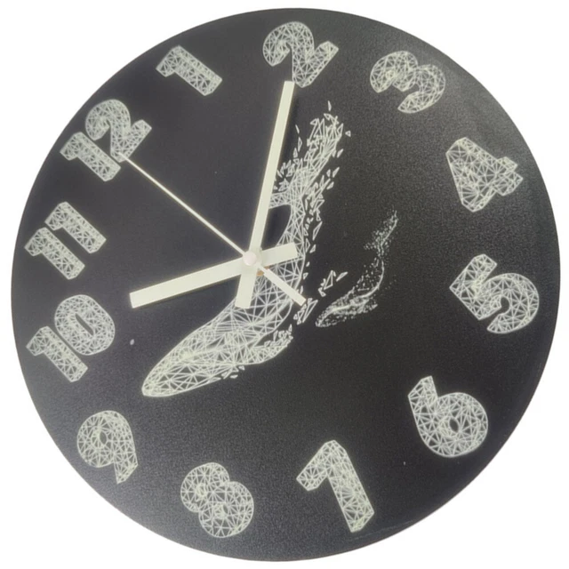 Décor D'horloge En Bois Horloge Murale Boiseries Horloge Silencieuse Briller