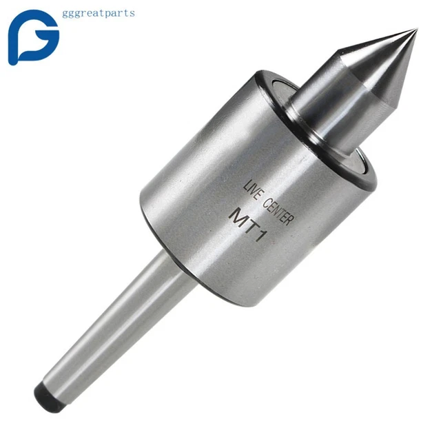 NEW MT1 Live Center Morse Taper 1MT Triple Bearing Lathe Medium Duty CNC