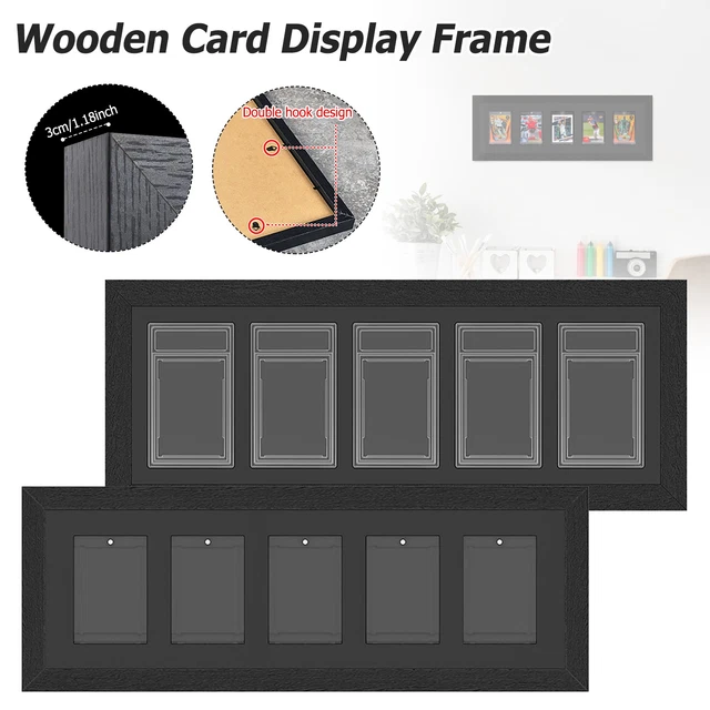 graded card display frame Amazon.com: ELITIK Acrylic Card Display Case for PSA, SGC & CGC Slabs –  Holds 12 Graded Cards, Wall Mount or Desktop Frame, Clear Acrylic Trading Card  Display for Sports & Baseball, Football, main image 0