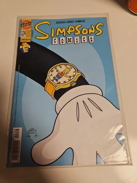 ✪ SIMPSONS COMICS #124 ohne Poster, Panini/Bongo Comics 2007 COMICHEFT