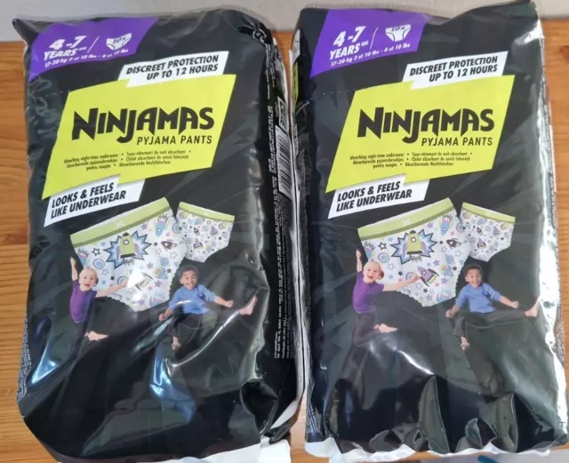 Pampers Ninjamas Pyjama Pants Unisex Spaceships 4 - 7 Years 10 Pyjama Pants