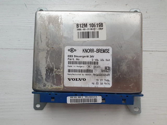 Volvo 70377486 20589475 Knorr-Bremse 486106068 Volvo B12M Ebs Ecu