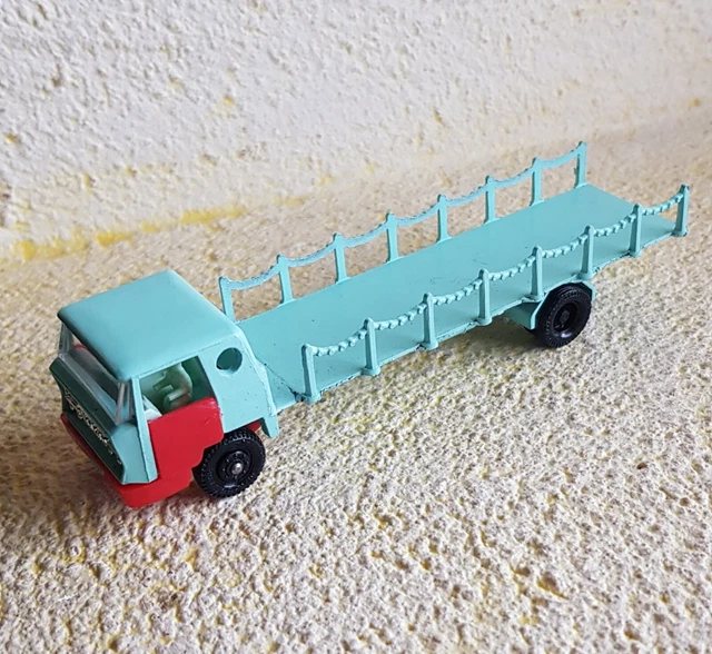 MAJORETTE RAIL ROUTE Bernard Chaines Jaune N°6B + Boite EUR 12,50 - FR