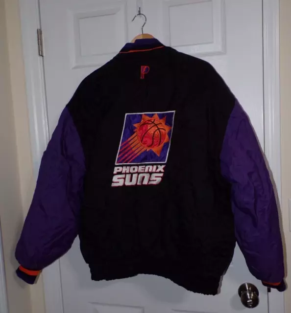 Vintage 90s NBA Phoenix Suns Jacket Puffer Pro Player NBA REVERSABLE Mens L