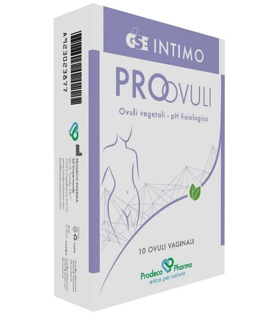 GSE Intimo Pro-Ovuli forma un film protettivo sulla mucosa attenua prurito