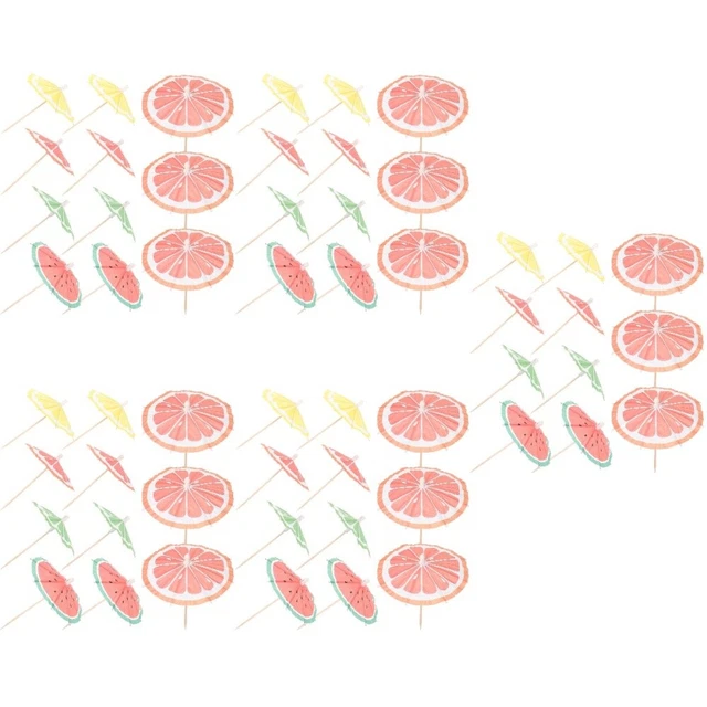 250 Pcs Scelte Di Pane Ombrello Cocktail Mini Drink Dolce