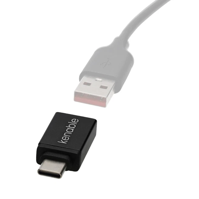 USB 2.0 Type A Female Socket to USB 3.1 Type C Male Plug Adapter Converter BLACK