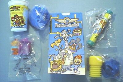 Hardees 2000 - Flying Rhino Junior High - Complete Set of 4 New