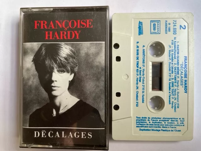 Françoise Hardy ‎– Décalages cassette audio TAPE 85