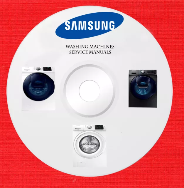Samsung washing machines Service manuals on 1 dvd in pdf format
