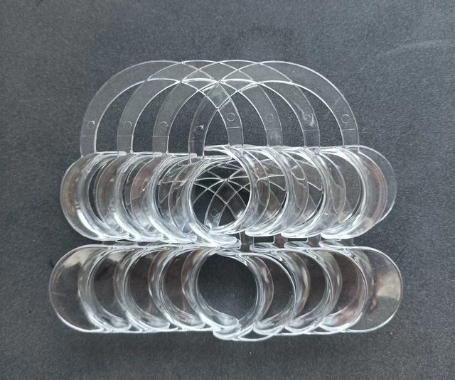 20Pcs Dental Intraoral Cheek Lip Retractor Mouth Opener C Type L/M/S  Size Clear