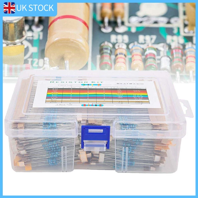 thumbnail image 2 of 1/4W Metal Film Precision Resistors – 1% Tolerance, E96 Values – 127K To 10.5M – 5pcs/Pack 2 of 5