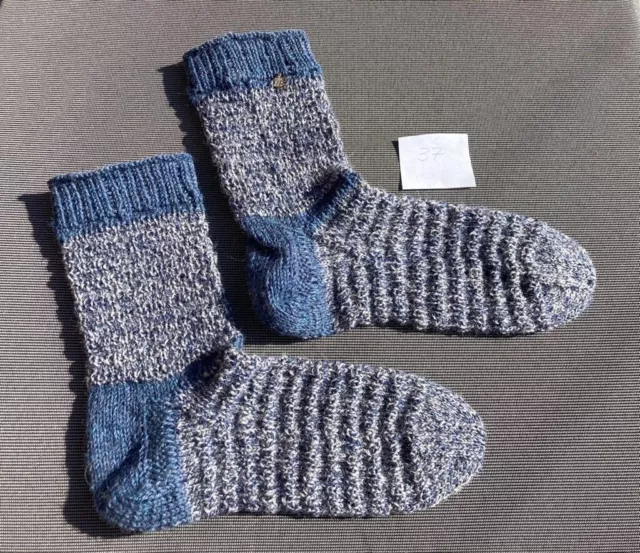 tolle, selbstgestrickte SOCKEN * Handarbeit * REGIA-Wolle * Gr. 37  * NEU