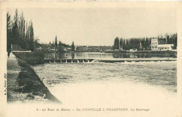 Le Tour de Marne-De JOINVILLE à CHAMPIGNY CPA Saintry - L'Arcadie (180121)