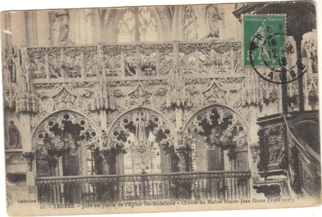 10 - CPA - Troyes - Rood Screen Of the Church Of La Madeleine (I 1718)