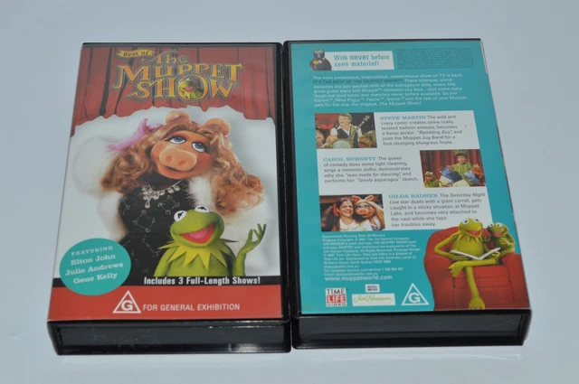 BEST OF THE Muppet Show VHS Bulk Lot x6 Elton John Steve Martin Aus ...