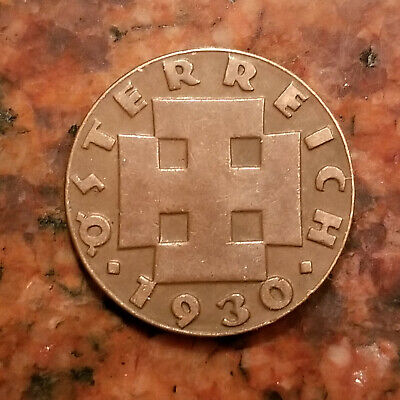 1930 Austria 2 Groschen Coin - #A7517