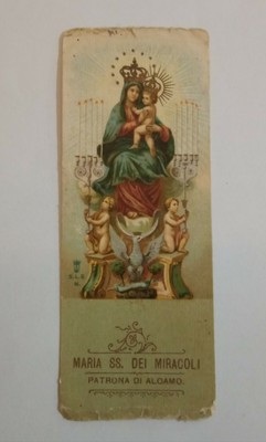 9143 Regina Virginum  Santino Santa Lega Eucaristica SLE S.L.E 