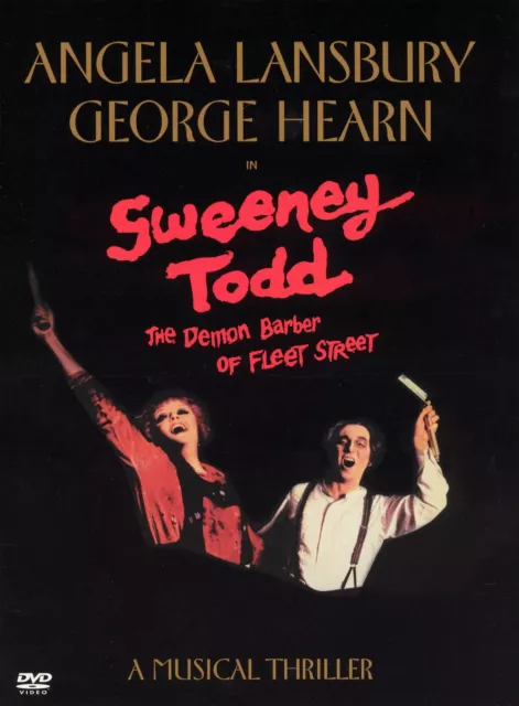 SWEENEY TODD THE DEMON BARBER OF FLEET STREET Angela Lansbury George Hearn DVD