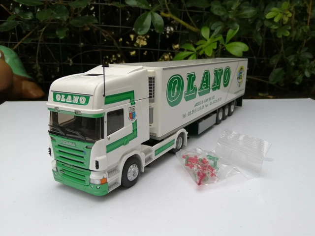 Camion Eligor 1/43 – Renault Rouge – Miniature Métal – Fabriqué En France