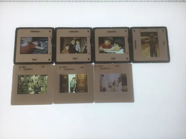 Lot De 7 Diapositives De Presse Slides "Incompreso" (L’incompris) Comencini L74