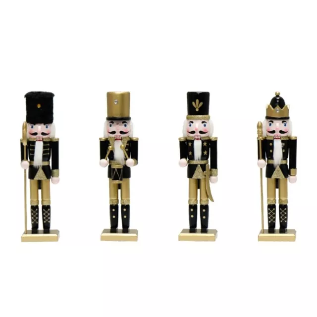 Nutcrackers Soldier Figurines Ornaments Nutcrackers Puppet Desktop Crafts