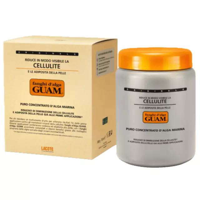 Fanghi d'alga Guam 1000 gr 1 kg Formula Tradizionale inestetismi della cellulite