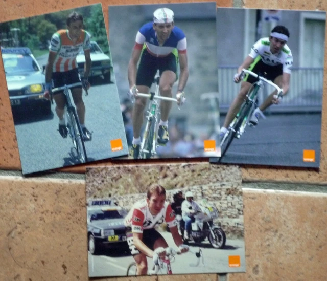Lot De 7 Cartes Cyclisme Tour De France - Partenaire Officiel France Télécom (Bon état)