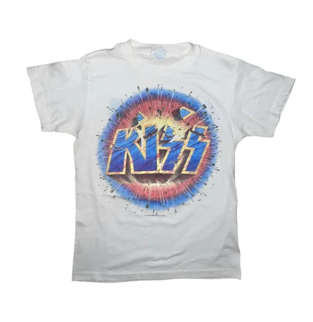 Vintage 1985 KISS Asylum World Tour Graphic Single Stitch Band T-Shirt
