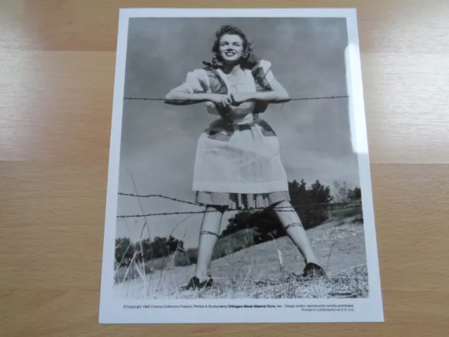 1945 Vintage Original Marilyn Monroe Photo 25Cmx20Cm Andre De Dienes Printed Usa