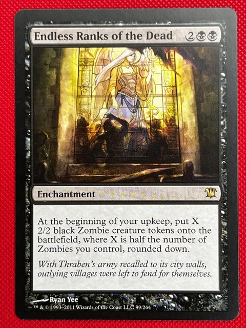 Unbreathing Horde 1x FOIL ISD MTG Innistrad Rare MINT black