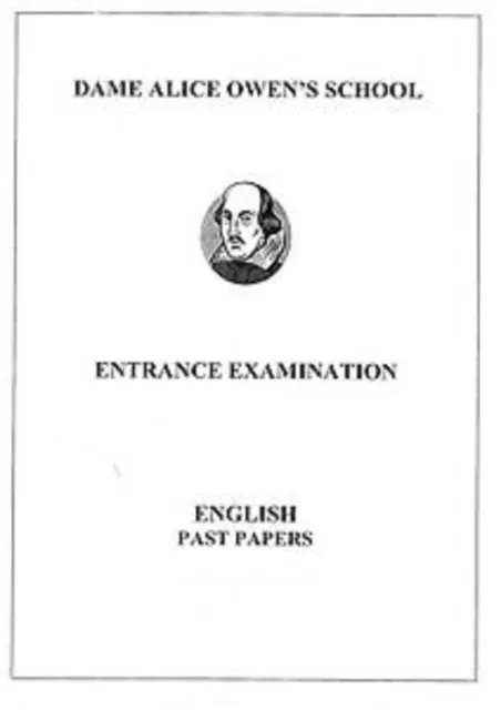 Dame Alice Owen 11+ Test Question Papers English Previous 13 years PDF Email