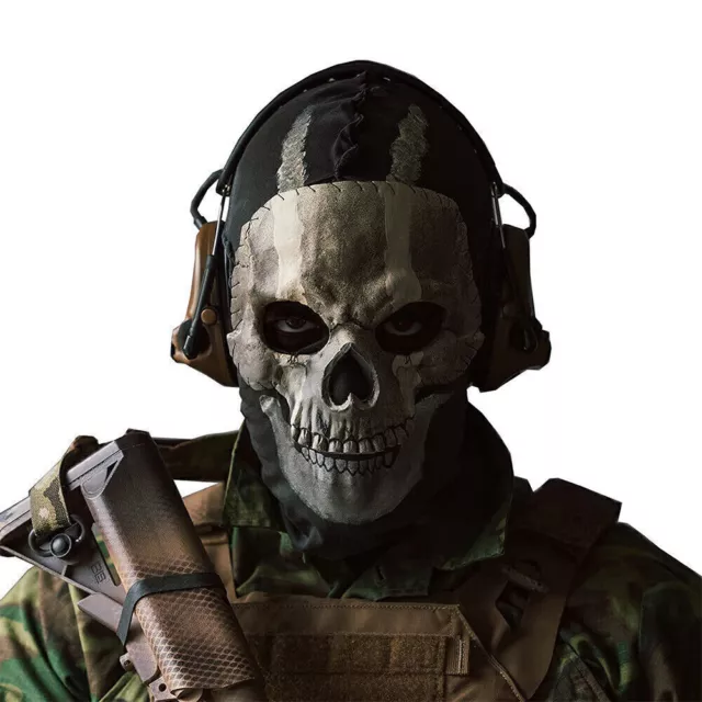 New Call of Duty 19 COD19 Ghost mask Squad Skull Outdoor Prop Wear Balaclava