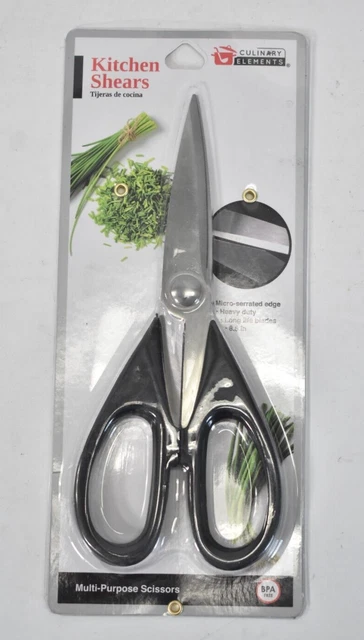 Tijeras multiusos micro serradas de 8,5" para elementos culinarios