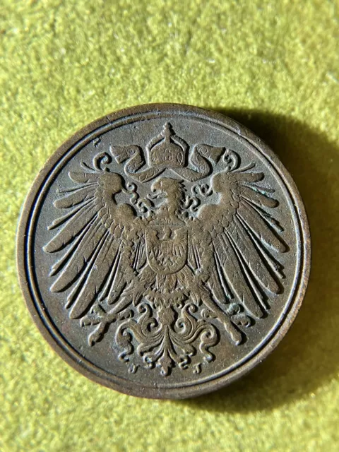 1 Pfennig 1901 J Münze Deutsches Reich Kaiserreich