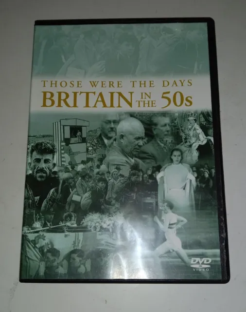RARE DVD Those Were The Days:Britain In The 50s-2009-History TWTD-Br-DVD  All R
