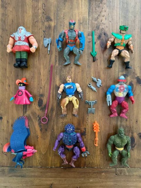 VINTAGE Masters of the Universe action figures He-Man MOTU complete LOT 2