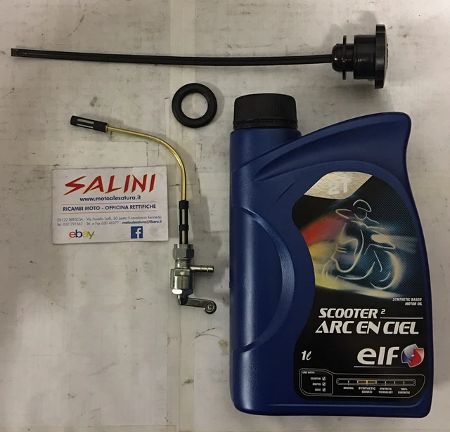 Volano Piaggio Si Kit Tappo Serbatoio - Un Litro Olio Miscela - Rubinetto Benzina Piaggio Simonini Piaggio Ciao - Foto 7