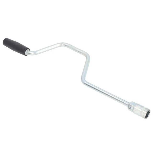 19mm/0.75in Trailer Winding Handle Galvanized Iron Caravan Stand Speed Brace SLK