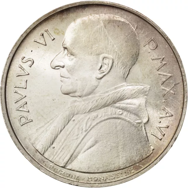 [#45794] Coin, VATICAN CITY, Paul VI, 500 Lire, 1968, MS, Silver, KM:107